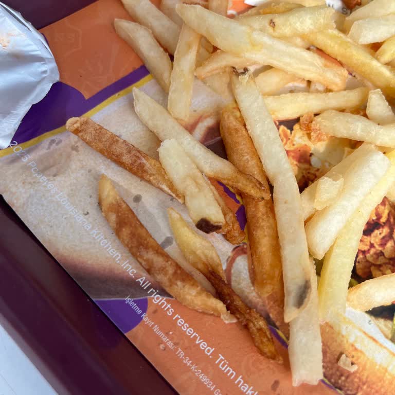 Popeyes Vadi Şubesinde Bayat Patates Ve Deterjan Kokulu Cola