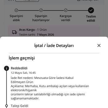 N11'de Kısa Süreli Deneme Sonrası İade Talebinin Haksız Reddi