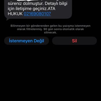 Şüpheli E-Tebligat SMS’i İçin Hattın Kapatılması Ve Soruşturma Talebi
