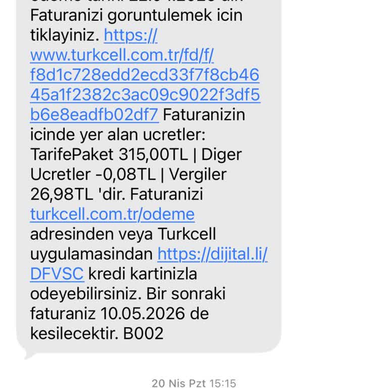 Data Hattı İçin Gecikmeli Ve Aşırı Faturalar, Bilgilendirme Eksikliği Ve İade Talebi
