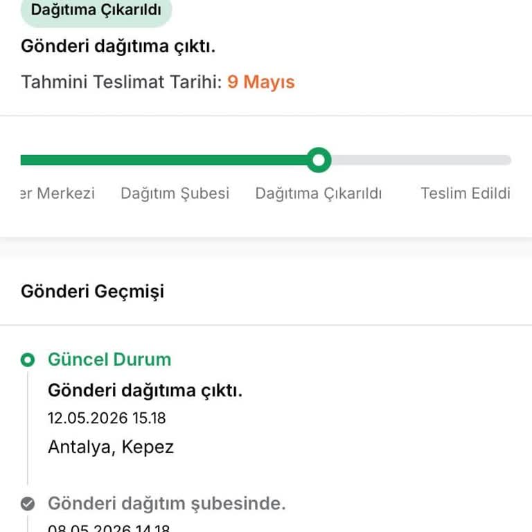 Aras Kargo Antalya Varsak Şubesinde Teslim Edilmeyen Kargo Ve Saygısız Personel