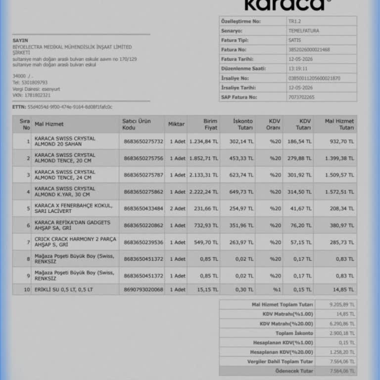 Defolu Tencere Takımı Ve Ek Taksi Masrafları