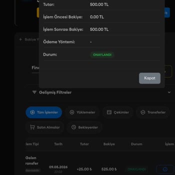 Akcepin Bonus Vaadi Yerine Getirilmedi Ve 500 TL Bakiye İadesi Yapılmadı