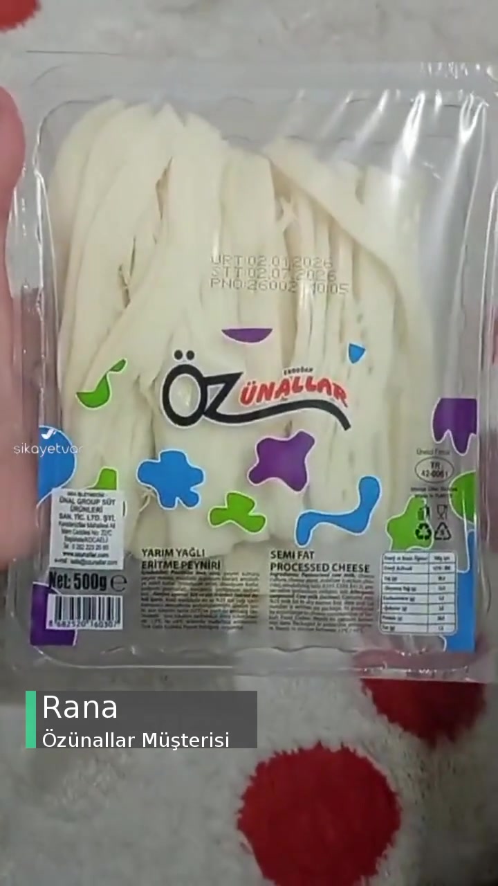 Özünallar Yeni Aldığım Peynir Küflü Çıktı (Paket Hiç Açılmamış) videonun kapak resmi