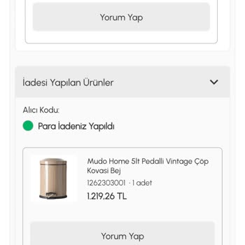 Karaca Züccaciye Mudo Home Çöp Kovası Ücretsiz Kargo Ve Kampanya Şartlarıyla Tekrar Gönderilmedi