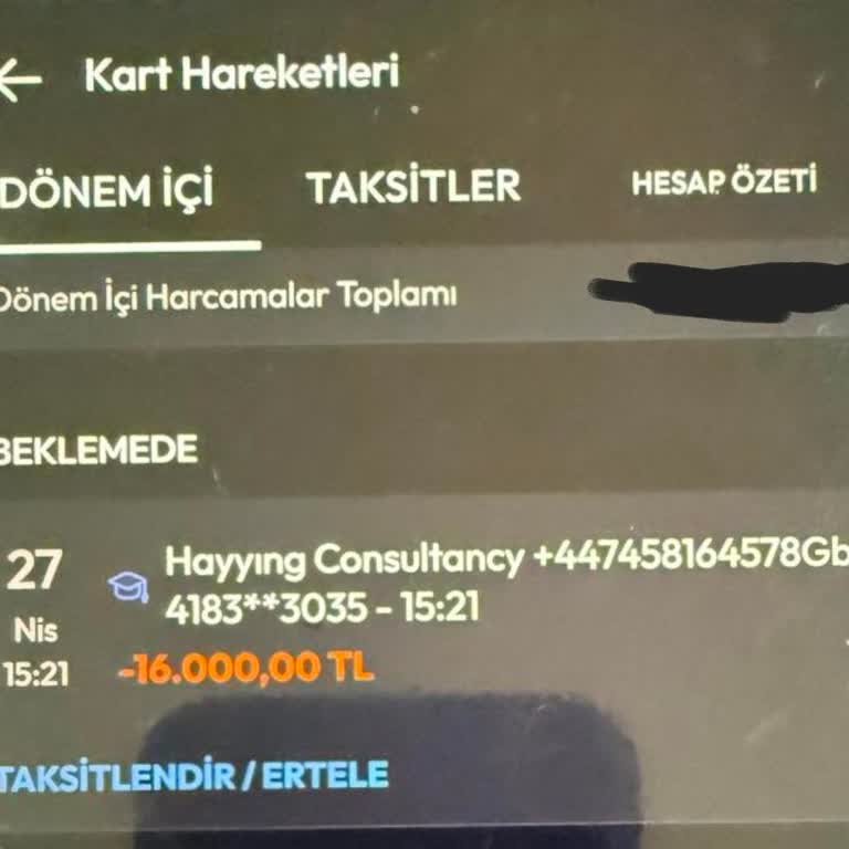 Hayying Danışmanlık Ödenen Ücretin İadesi