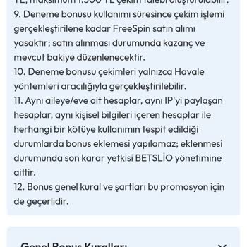 Betslio Deneme Bonusundan 1.500 TL Kazancın 8 Saatte Ödenmemesi Ve Açıklama Talebi