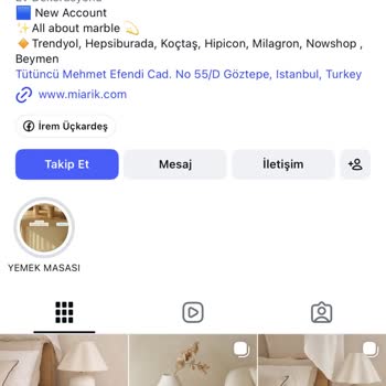 Trendyol Boş Kağıt Gönderilen Traverten Sehpa Siparişi