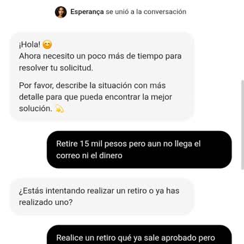 1Win no acredita mi retiro de dinero, saldo desaparecido, exijo solución