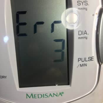 Yeni Pil Sonrası Medisana Tansiyon Aletinde ERR 3 Hatası Ve Ölçüm Yapılamıyor