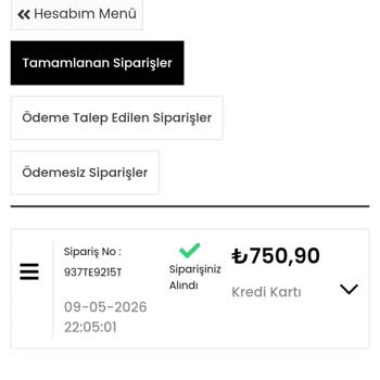 Kargoya Verilmeyen 750,90 TL’lik Sipariş İçin Acil Bilgi Talebi