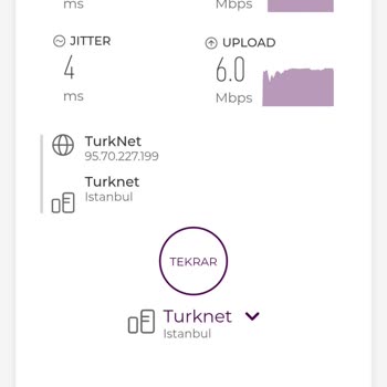 Söz Verilen 50Mbps Hızına Karşı Sürekli 30Mbps Ve Kesintili Bağlantı