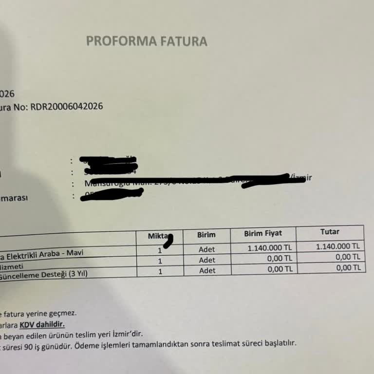 Reev Araç Teslim Edilemedi Ve Ödenen Taksitlerin Geri Ödenmesi İsteniyor