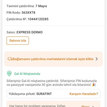 Azerbaycan'dan Trendyol'a Yanlış Ürün Gönderimi Ve 1300 TL İade Talebi