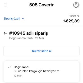 629,89 TL'lik Telefon Kılıfı Siparişinde Kargo Gecikmesi Ve İade Talebi