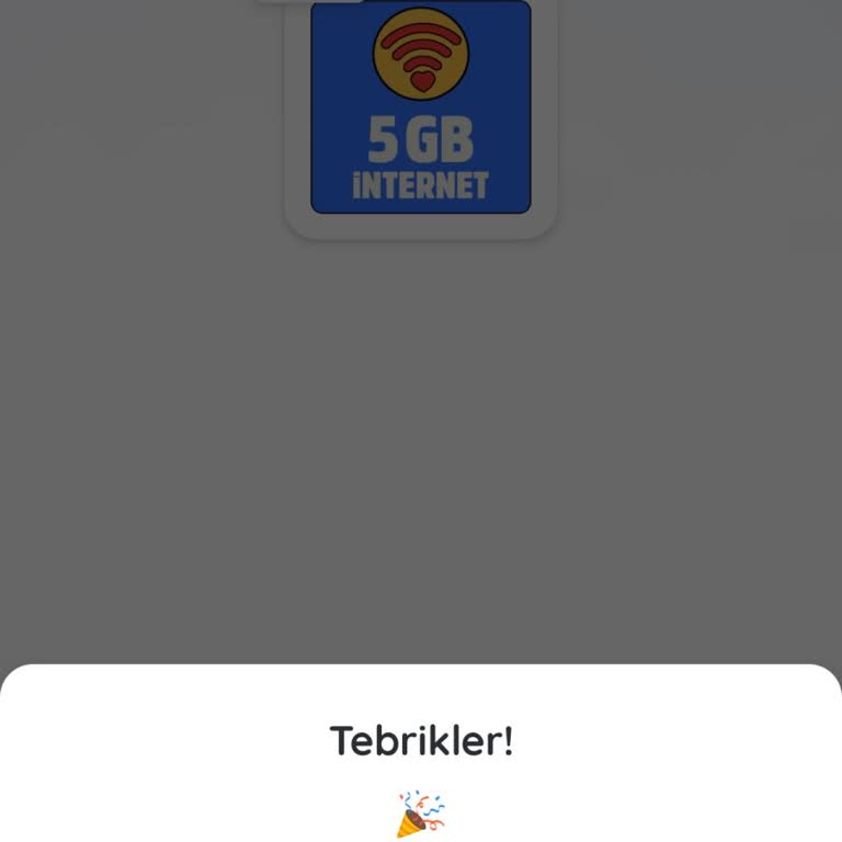 Kazandığım İnternet Paketleri Hattıma Tanımlanmadı