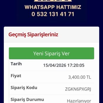 4 Hafta Geçmesine Rağmen Hazırlanıyor Kalan Siparişe İletişimsizlik Ve İptal Talebi