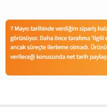 Siparişim Hâlâ Hazırlanıyor: Kargo Gecikmesi Ve Cevapsız İletişim