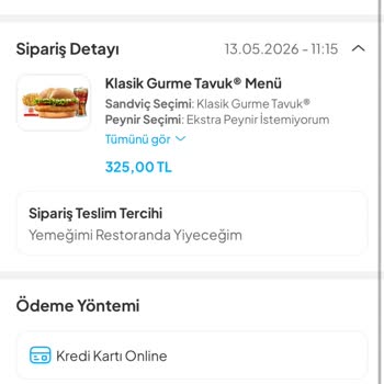 Teslim Edilmemiş Burger King Siparişi Hatalı Teslim Edildi Ve Ücret Alındı