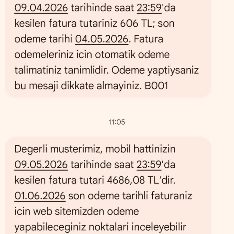 Taahhüt Bitişi Sonrası Haksız 4.686 TL Fatura İptali Talebi