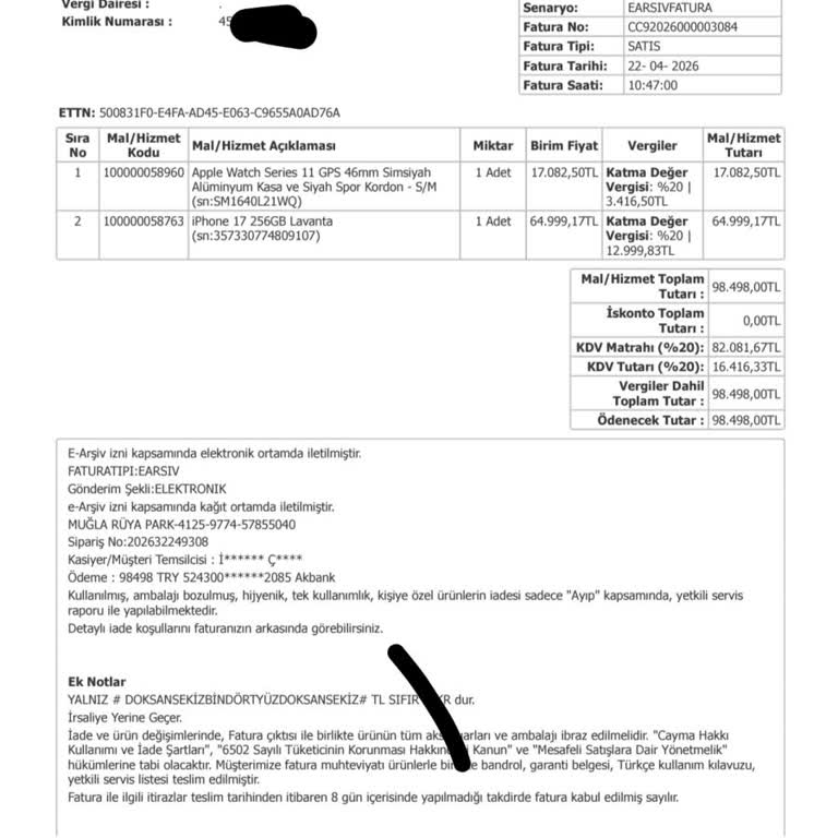 BİM Ve Teknosa’dan İzinsiz Telefon Faturaları Ve Şirket Bilgileri Kullanımı