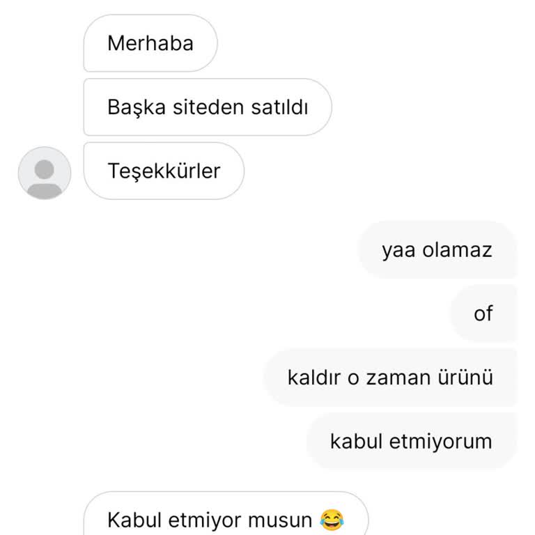 Satıcının İptal Edilen Ürünü Açık Tutması Ve Saygısız Yanıtı