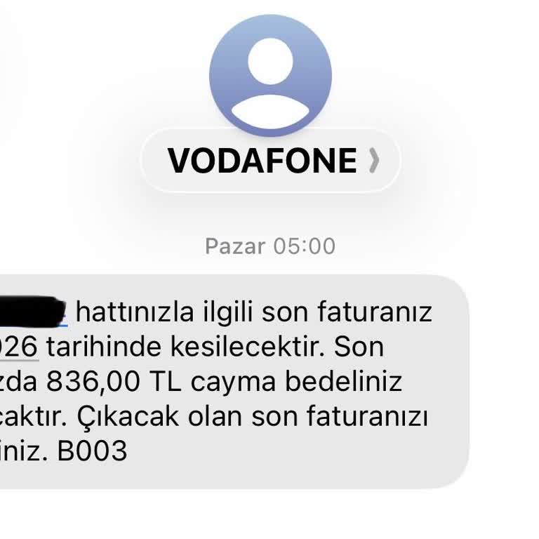 Red Tarifinde Cayma Bedeli Olmayacağı Söylenmesine Rağmen 836 TL Ücret Kesildi