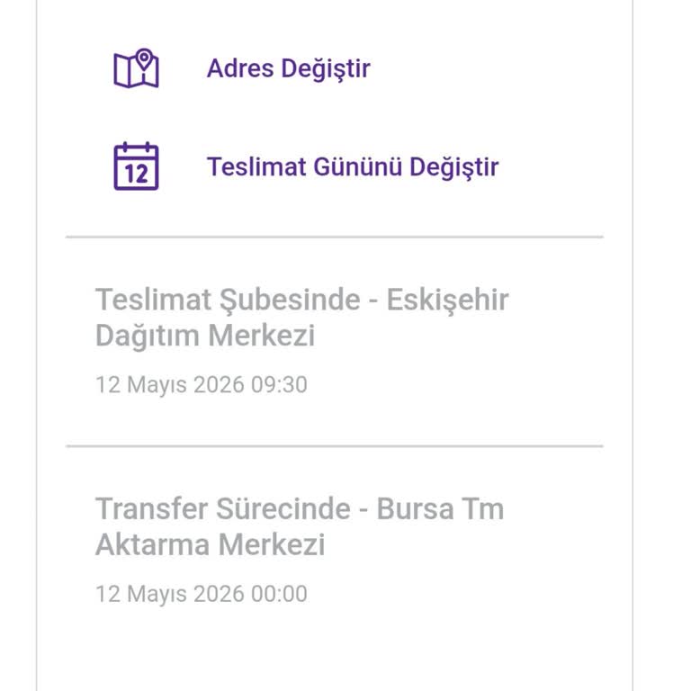 Kargo Eskişehir Dağıtım Merkezinde Beklemede, Müşteri Hizmetlerinden Açıklama Gelmiyor