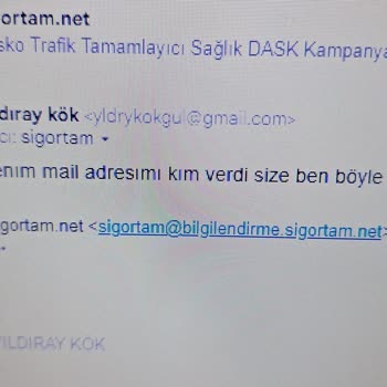E-Postam İzinsiz Başkasına Kayıt Edildi, Hızlı Güvenlik İncelemesi İstiyorum