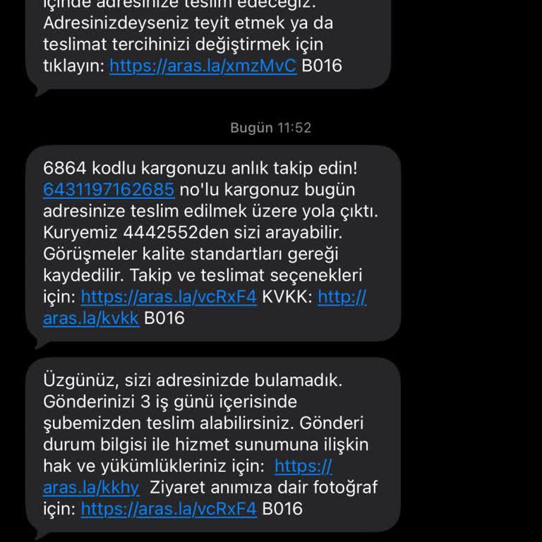 Aras Kargo Çekmeköy Şubesinde Tekrarlanan Teslimat Hatası Ve Yanlış İade