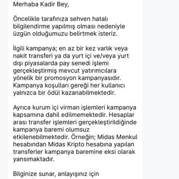 Midas Yatırım’ın Yanıltıcı Bilgisi Sonucu IPhone 17 Pro Kampanyasından Mağdur Oldum