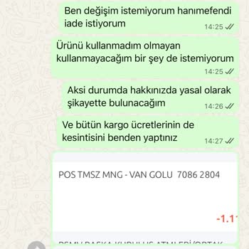 İade Sürecindeki Gecikme Ve Kesilen Kargo Ücretleri