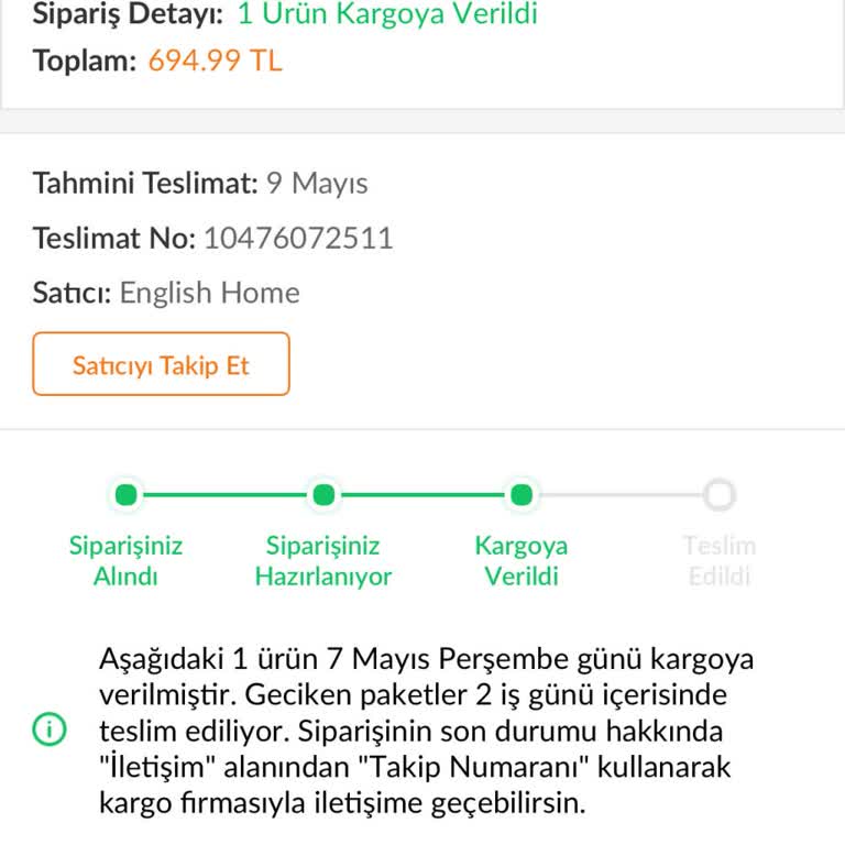 Teslim Edilmeyen Sipariş İçin Sürat Kargo Ve Trendyol’dan Hızlı Çözüm Talebi
