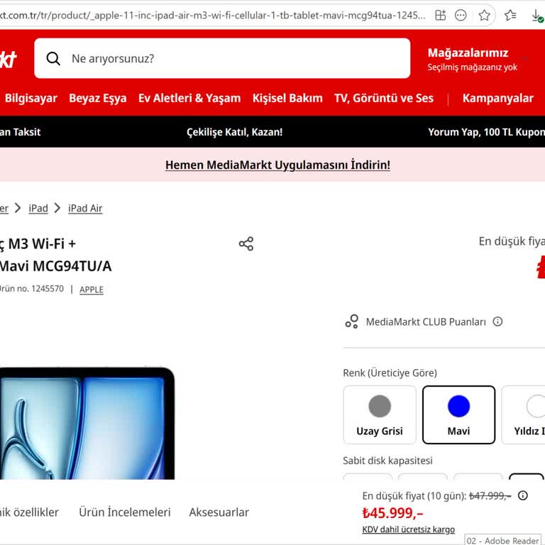 Fiyat Düşüşü Nedeniyle İade Talebim