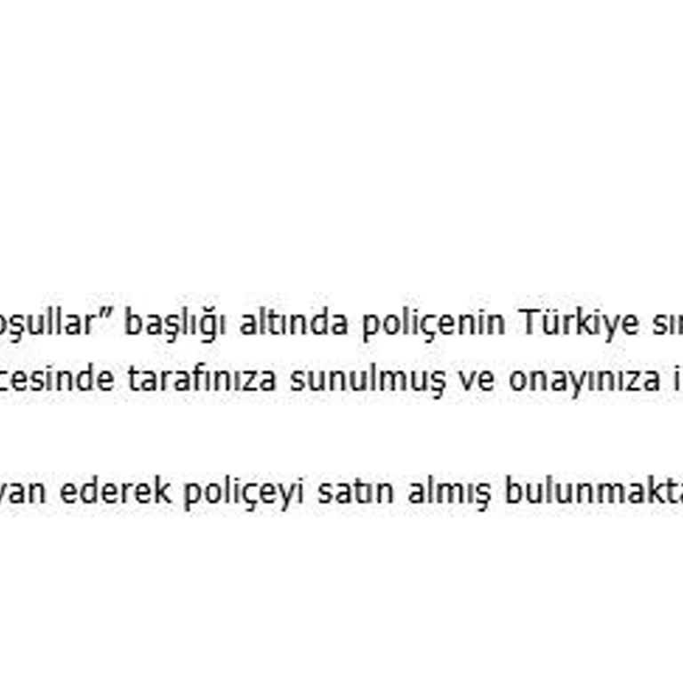 Ek Seyahat Sağlık Sigortamın Haksız Reddi Ve Mağduriyetim