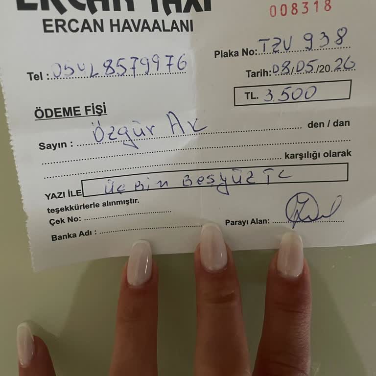 Transfer Hizmeti Sağlanmadı Ve 3500 TL Taksi Ücreti İadesi Talep Ediliyor