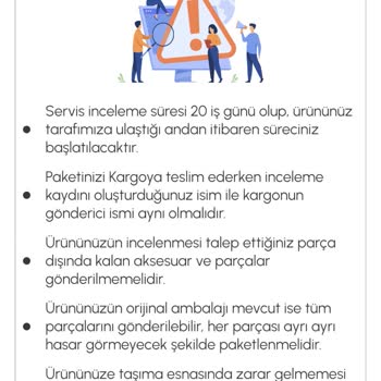 Paslanan Çatal Kaşık Bıçak Setine Servis Sürecinde Fatura Eksikliği Nedeniyle Geri Gönderilmesi