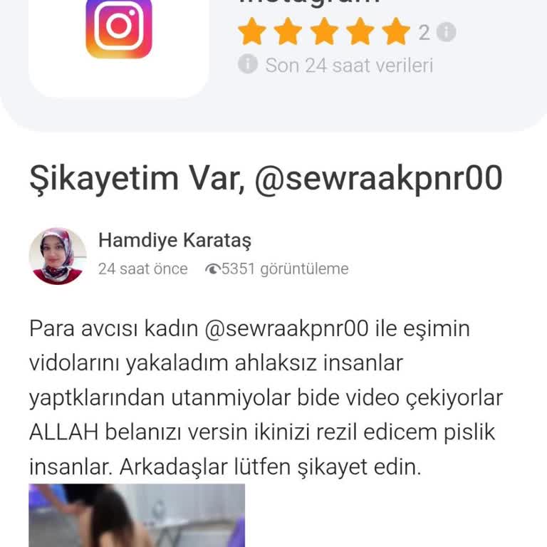 Instagram Hesabım Çalındı Ve İftira İçeren Sahte Şikayet Yayınlandı