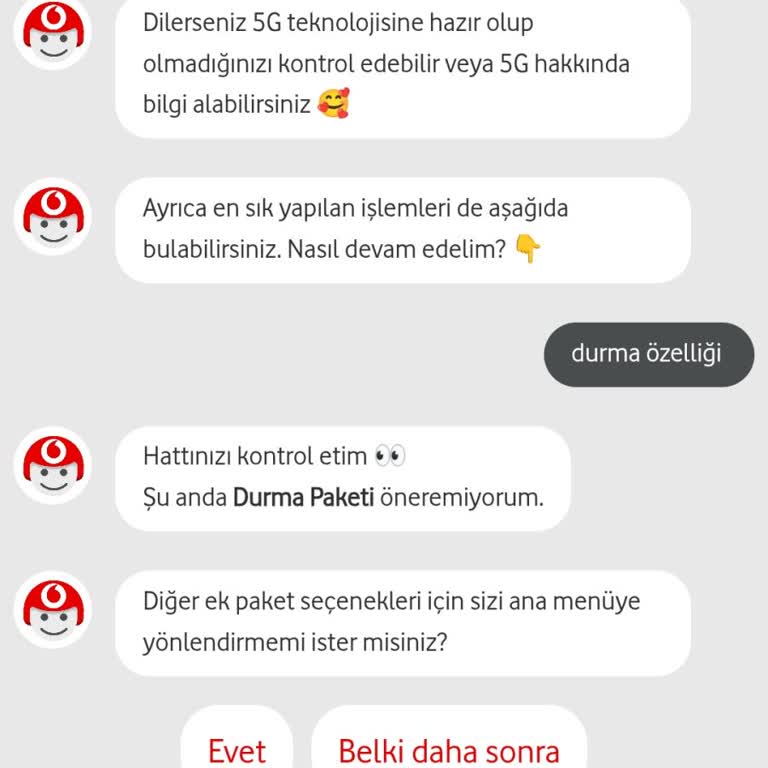 Tarife Değişikliği Ve Durma Özelliği Aktifleştirilemiyor, Müşteri Hizmetlerine Ulaşamama Sorunu
