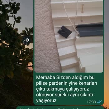 Plise Perdelerde Sürekli Arıza Ve Garanti İhlali