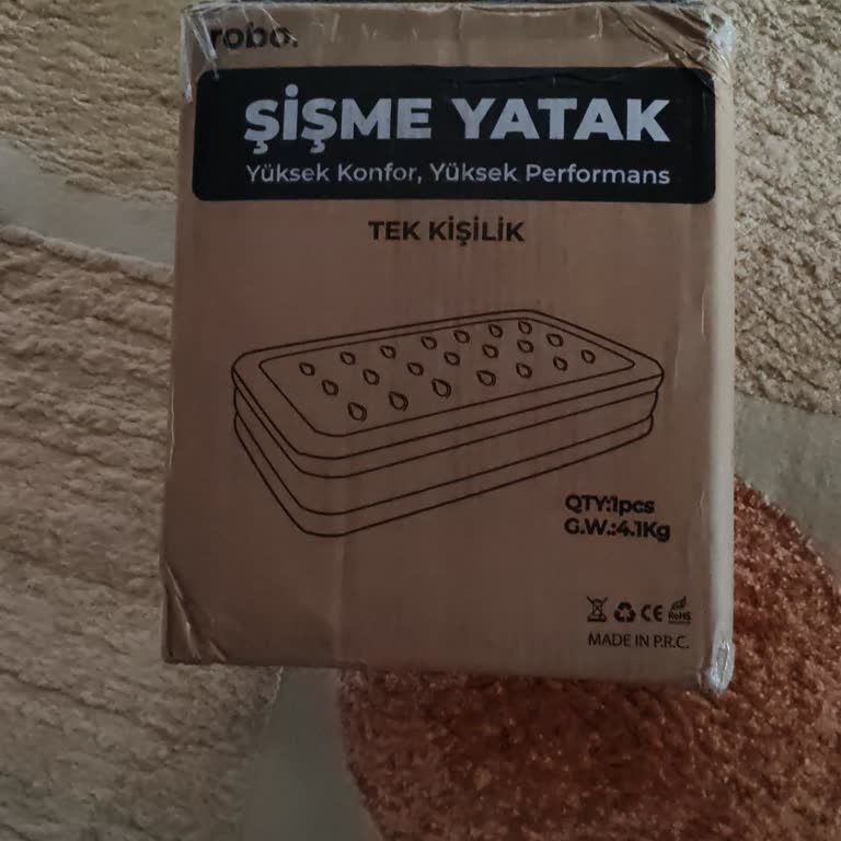 Robo Sipariş Edilen Çift Kişilik Şişme Yatak Tek Kişilik Olarak Gönderildi