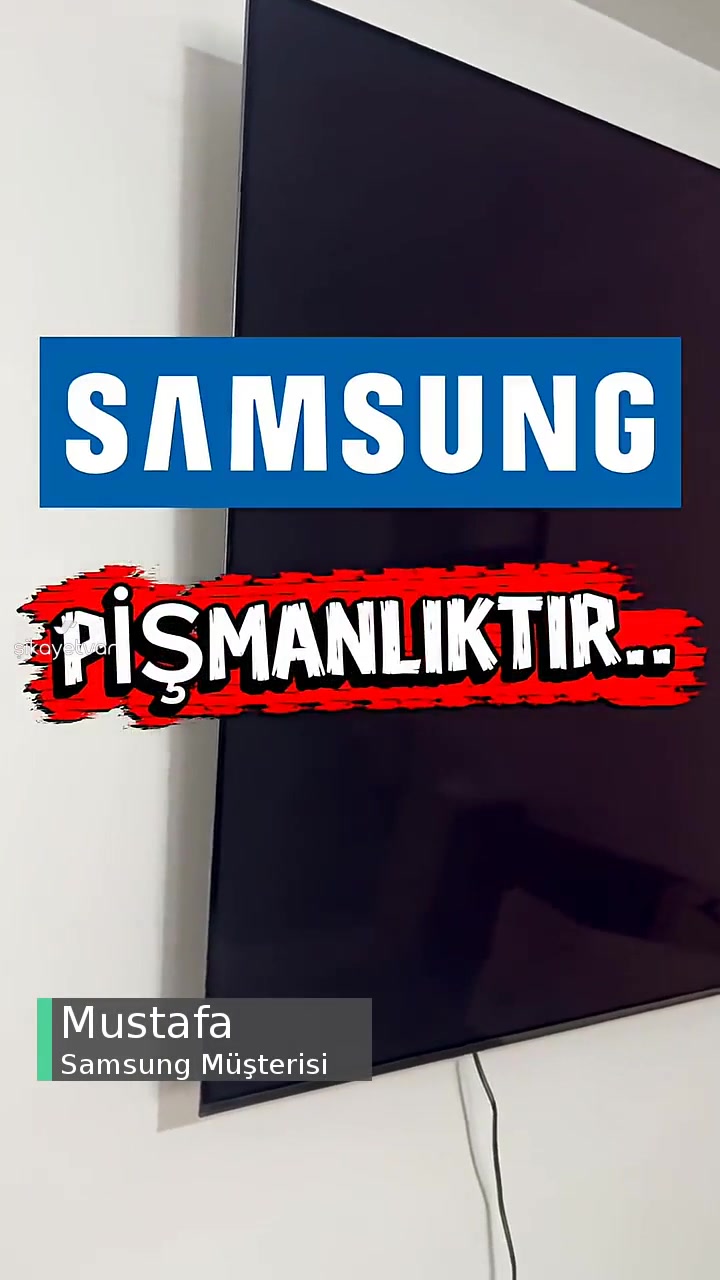 Samsung TV'mi Çizdi, Uydumu Bozdu! videonun kapak resmi