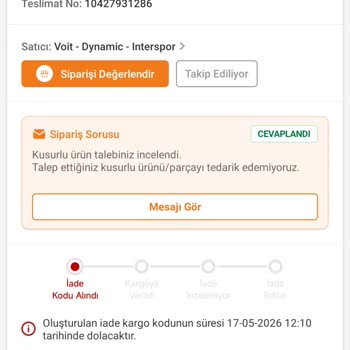 Inter Spor P303 Hata Kodlu Koşu Bandı Ve Ceva’nın Cevapsız İade İşlemi
