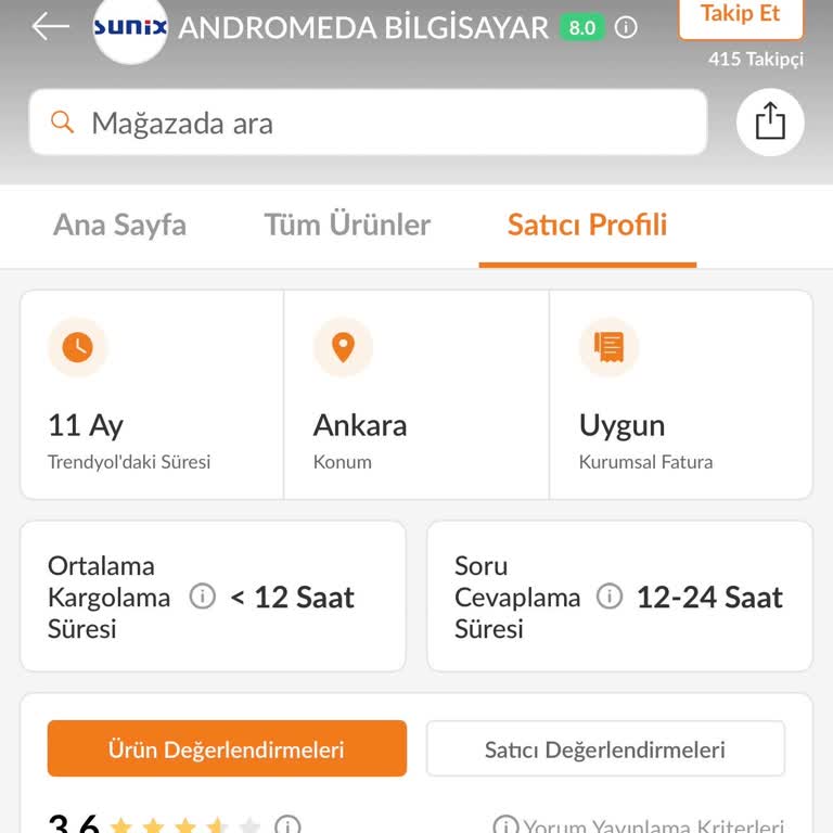 Stokta Olmayan Akıllı Saat Satışı Ve Müşteriyi Günlerce Oyalayan Andromeda Bilgisayar