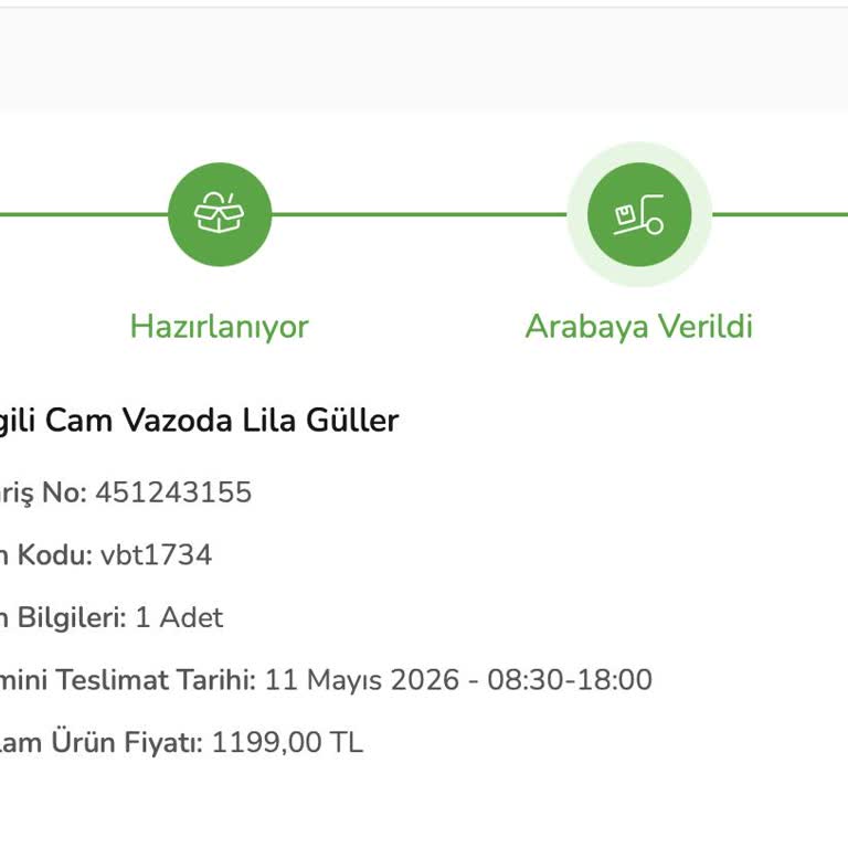 Çiçek Sepeti 1.200 TL Değerindeki Siparişim Teslim Edilmedi Ve Müşteri Hizmetleri Yanıt Vermedi