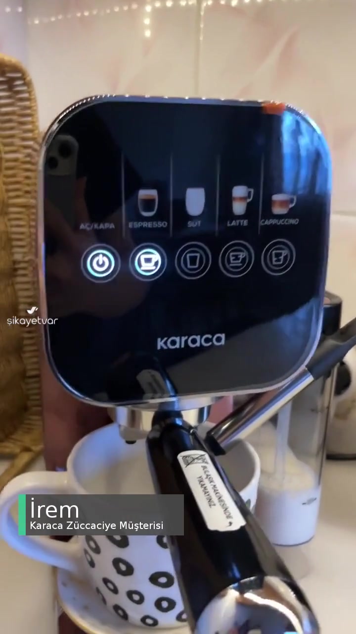 Karaca Bozuk Espresso Makinesi Gönderdi videonun kapak resmi