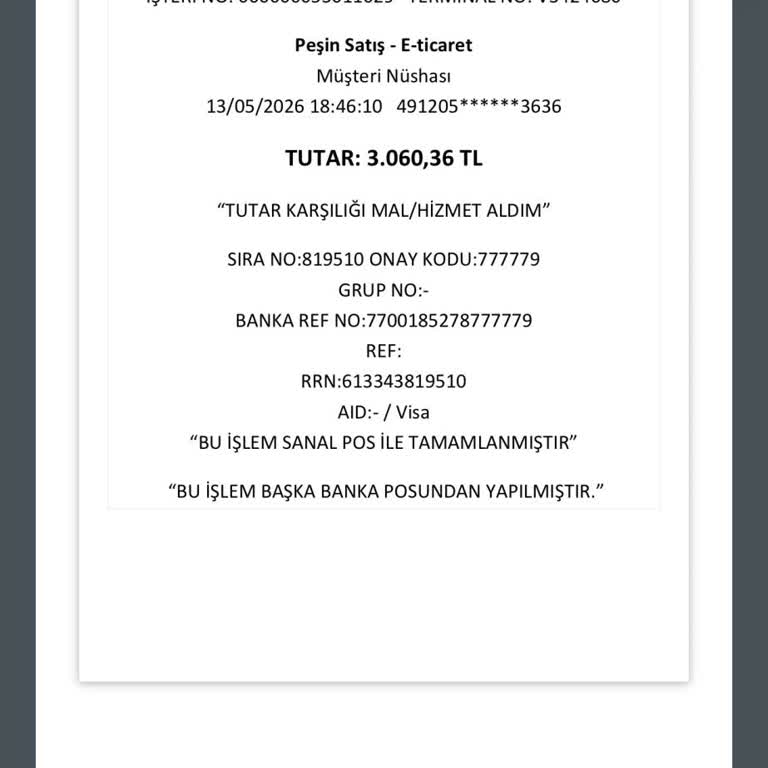 Samsun’da Verilen Siparişin Tek Taraflı İptali Ve Ücret İadesinin Gecikmesi