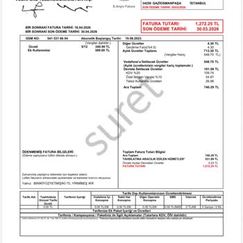 Vodafone’da Yetkisiz İtunes Ücretleri Ve Yüksek Faturalar
