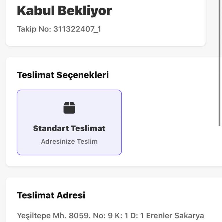 Teslimatın Gelmemesi Ve Acil Teslim Talebi
