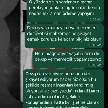 Defolu Pantolon Ve Cevapsız Kaba Müşteri Hizmetleri